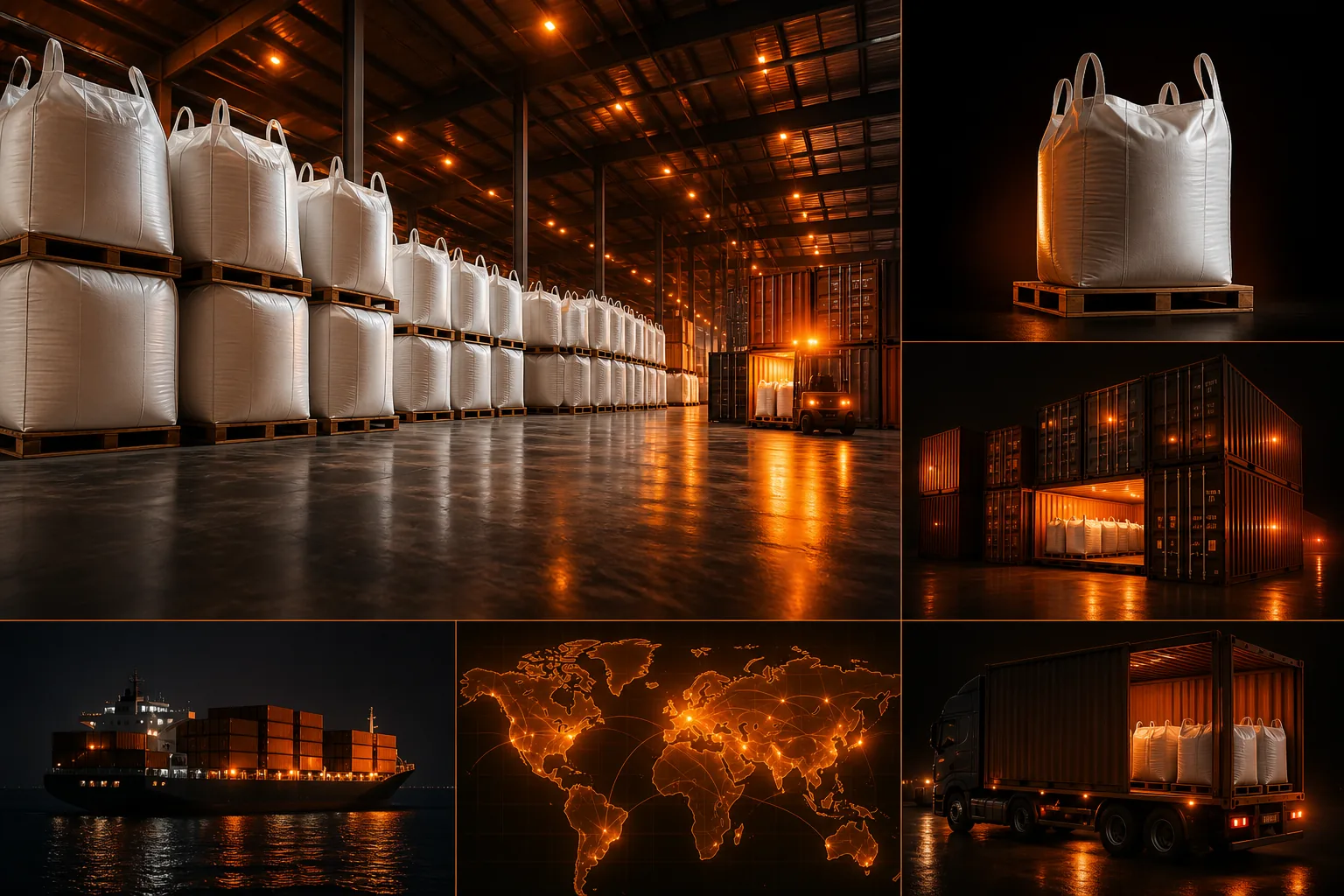 Premium warehouse and global logistics for virgin resin distribution